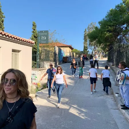 At The Acropolis' Fence