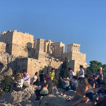 Villa At The Acropolis' Fence Athens